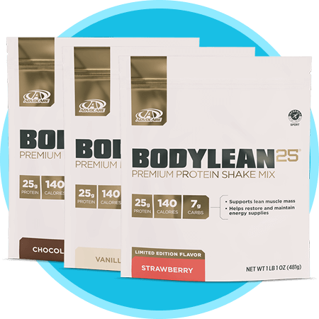 BodyLean25® Chocolate, Vanilla & Strawberry Gusset Bags
