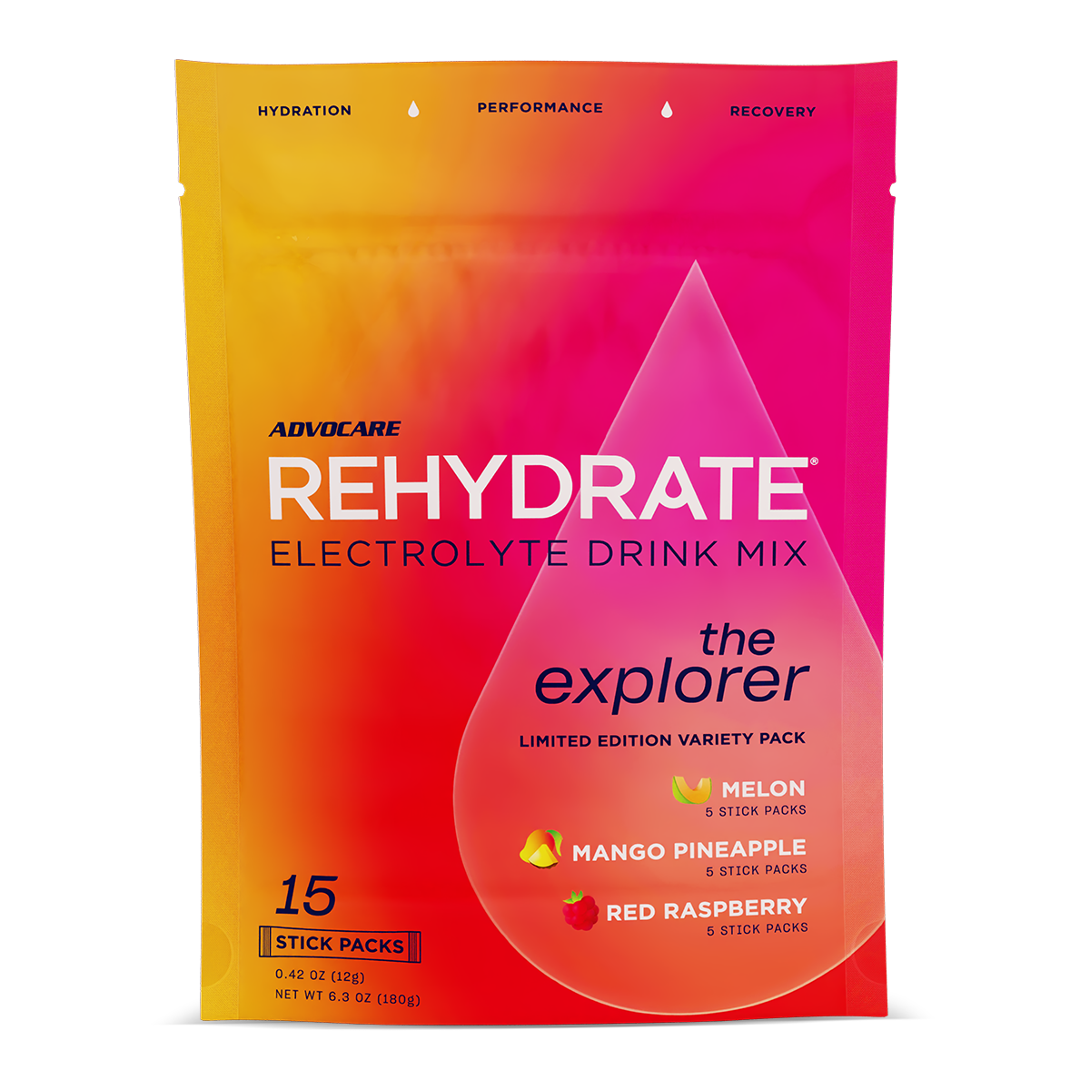 Rehydrate Variety Pack Gusset Bag