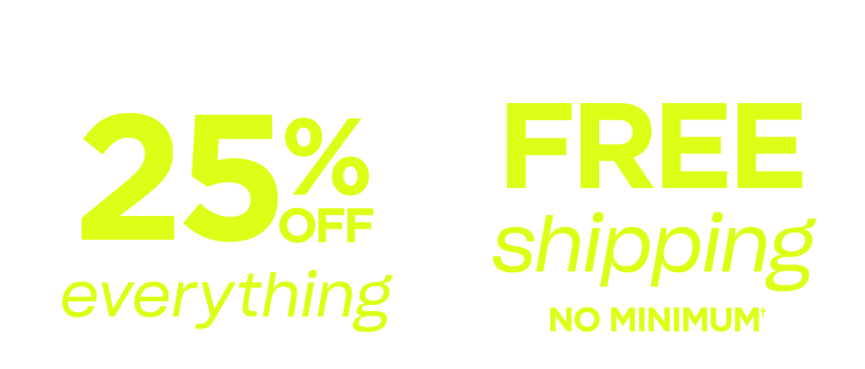 CYBER MONDAY SALE! 25% Off Sitewide + Free Shipping