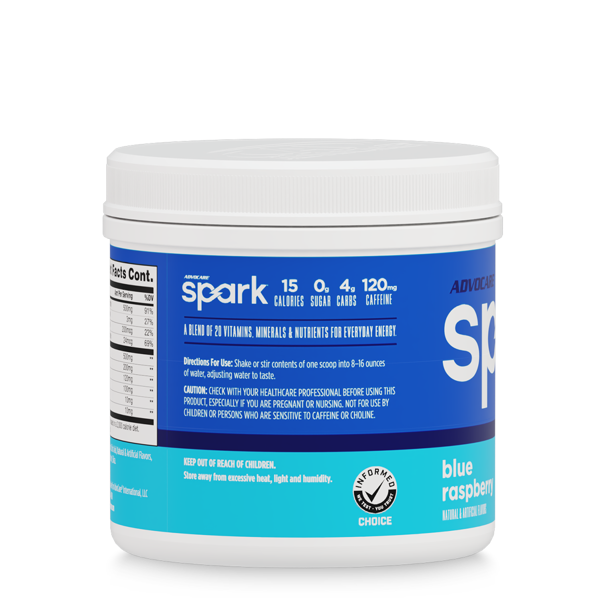 Spark® Canister, Blue Raspberry | AdvoCare®