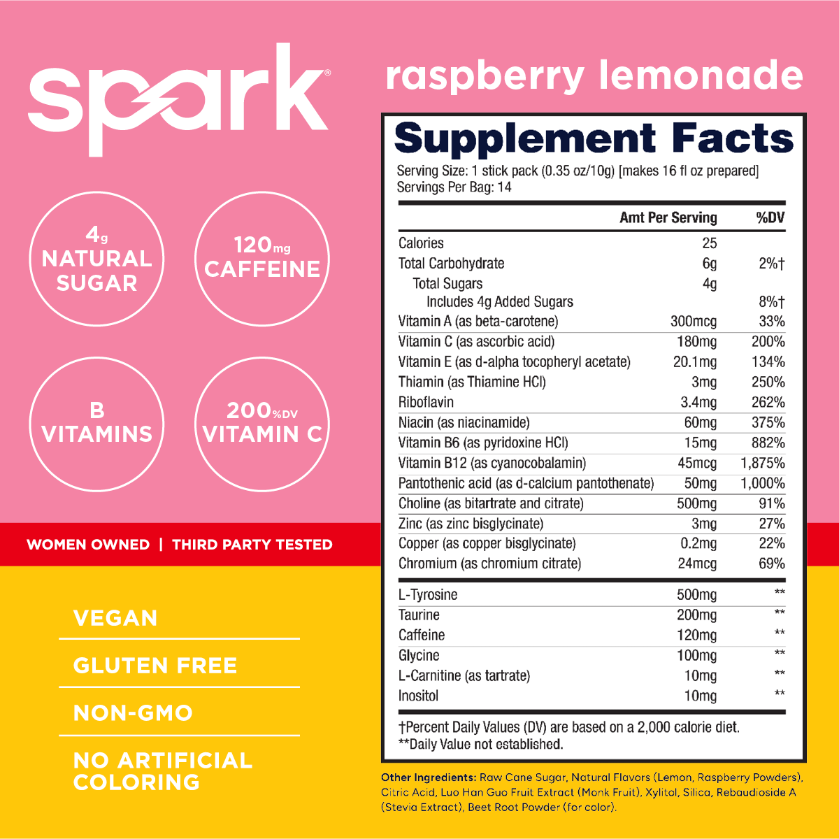 Spark® Stick Packs, Raspberry Lemonade | AdvoCare®