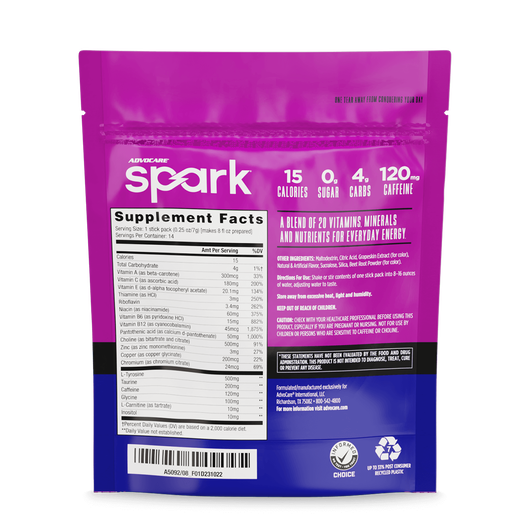 Spark® Stick Packs, Grape