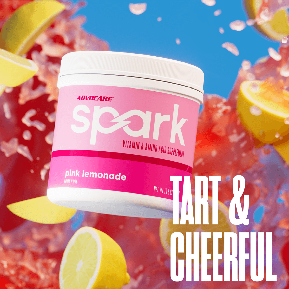 Spark® Canister, Pink Lemonade | AdvoCare®