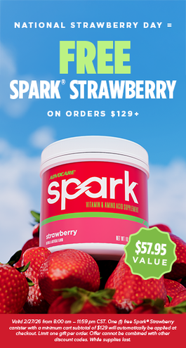 National Strawberry Day = Free Spark Strawberry on Orders $129+