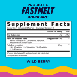 Probiotic FastMelt&reg;