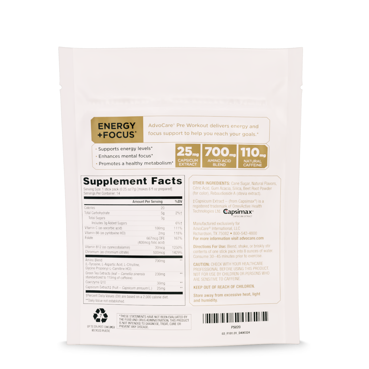 AdvoCare® PRE Workout AdvoCare