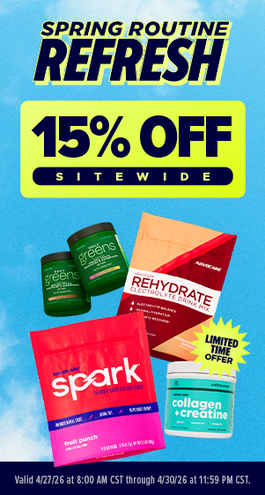 Spring Routine Refresh. 15% Off Sitewide Sale.