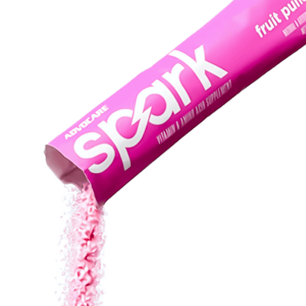 Spark sticking pack being poured.