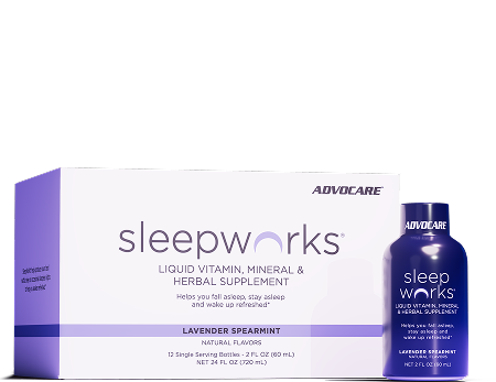AdvoCare&reg; Sleepworks Box and Bottle