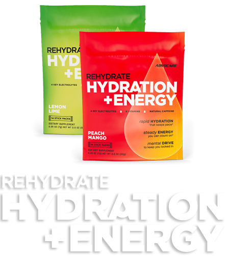 Rehydrate Hydration + Energy - Peach Mango & Lemon Lime