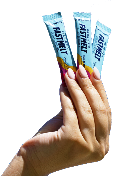 Handful of FastMelt packets.