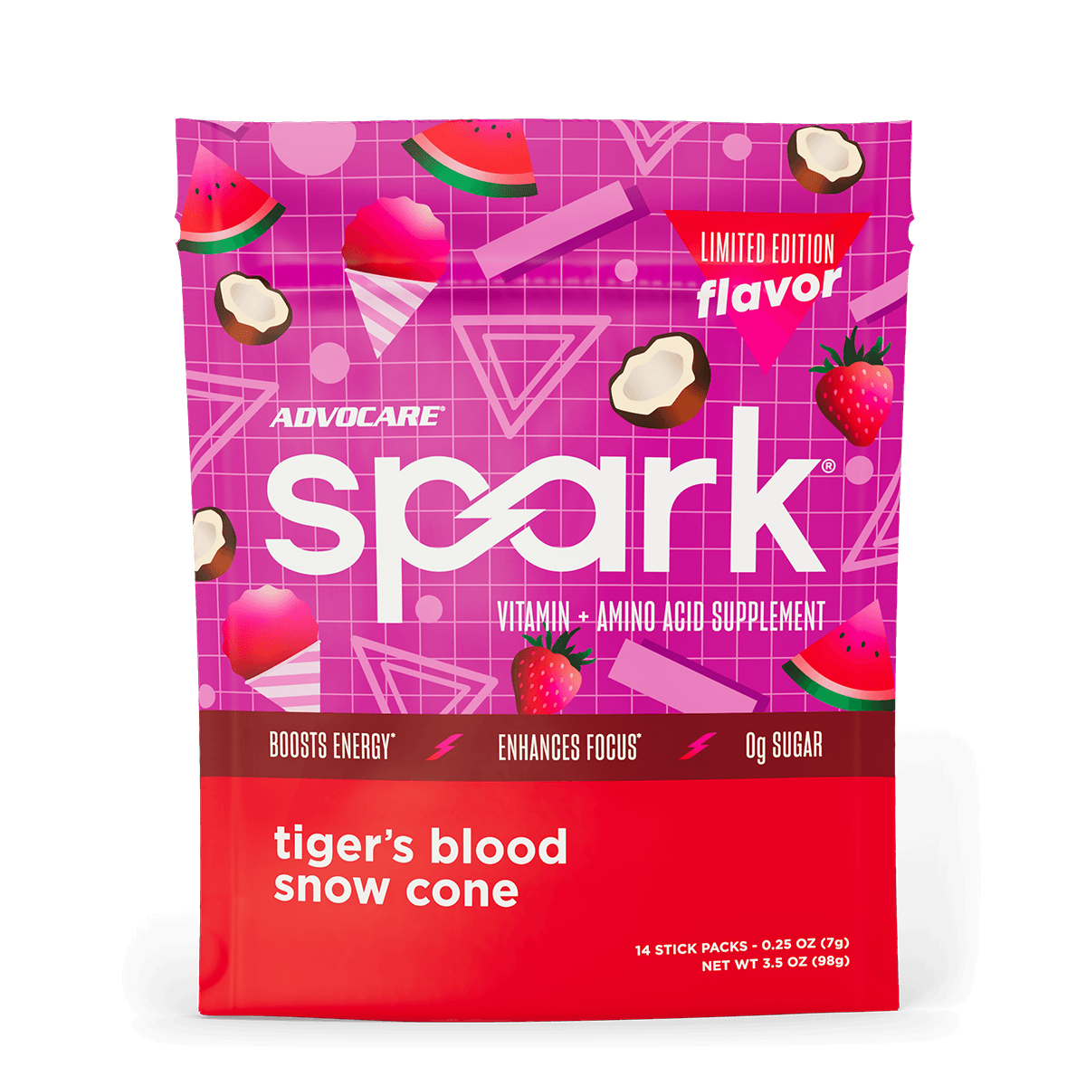 KarDian×SPI Vitamin C8 vab Spark® Stick Packs, Tigers Blood | AdvoCare®