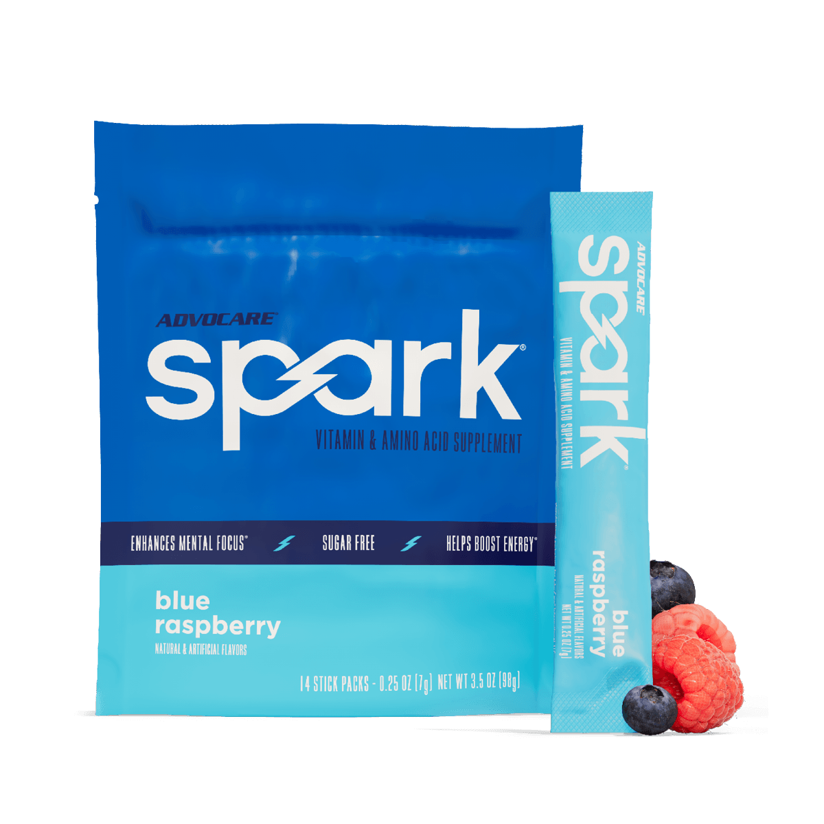 SPI×KarDian Vitamin C8 vab Spark® Stick Packs, Blue Raspberry | AdvoCare®