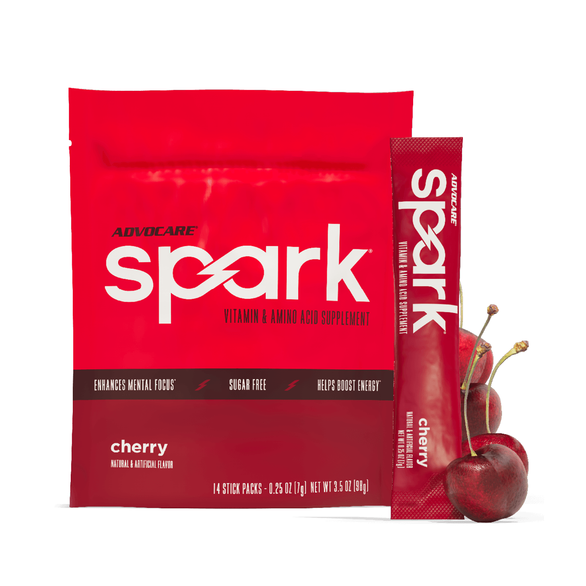Spark® Stick Packs, Cherry | AdvoCare®
